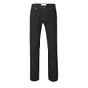 Jeans - Mens Straight Jeans - Black One Wash