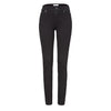Jeans - Womens High Rise Slim Jeans - Black One Wash