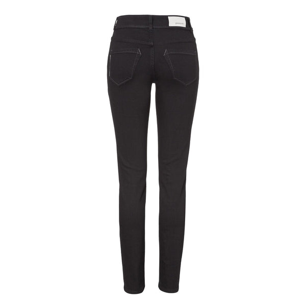 goodsociety Womens High Rise Slim Jeans - Black One Wash