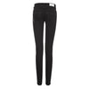 Jeans - Womens Slim Jeans - Black One Wash