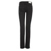 Jeans - Womens Straight Jeans - Black One Wash